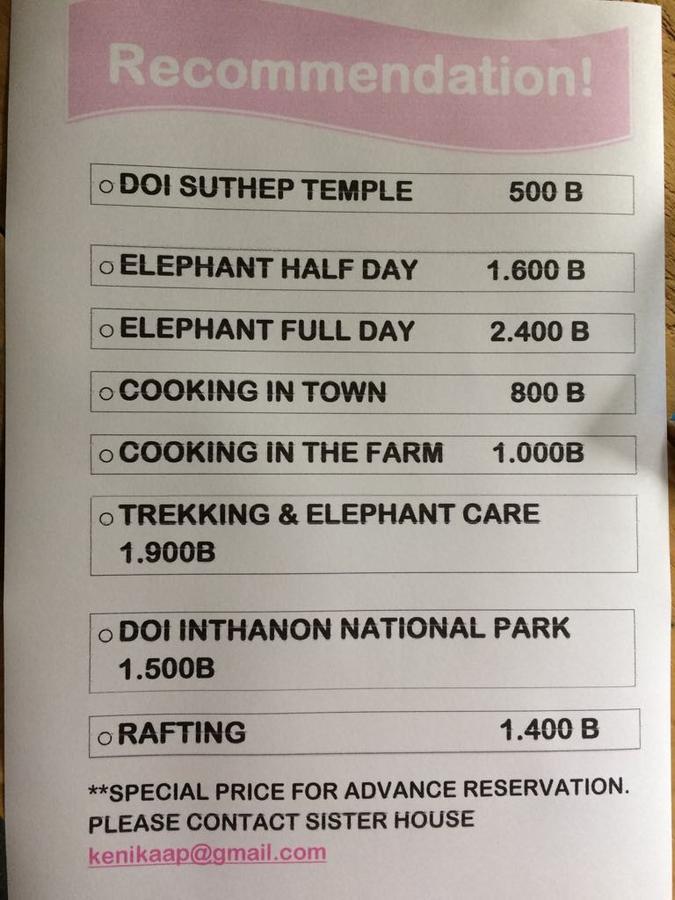 チエンマイ Sister House Chiangmai (Adults Only) Bed & Breakfast エクステリア 写真